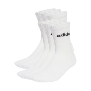 Skarpety adidas Linear Crew Socks Cushioned 6 Par białe JL6096 Adidas