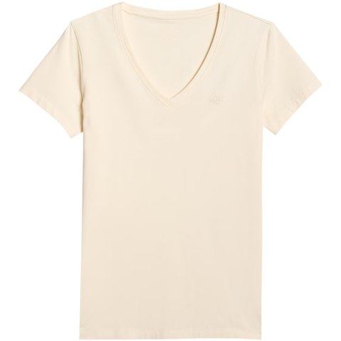 Koszulka damska 4F F2969 kremowa 4FWAW25TTSHF2969 12S 4F