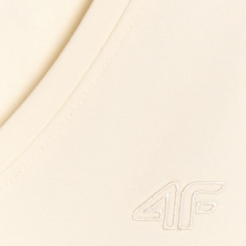 Koszulka damska 4F F2969 kremowa 4FWAW25TTSHF2969 12S 4F
