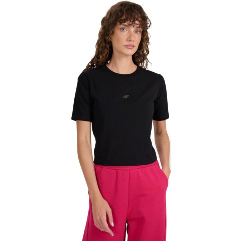 Koszulka damska 4F F2971 głęboka czerń 4FWAW25TTSHF2971 20S 4F