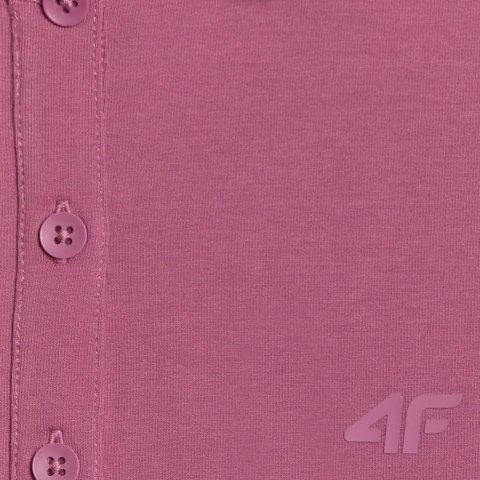 Koszulka damska polo 4F F554 burgund 4FWAW25TPTSF554 60S 4F
