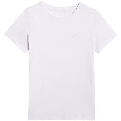 Koszulka dla dziewczynki 4F F2332 biała 4FJWMM00TTSHF2332 10S 4F