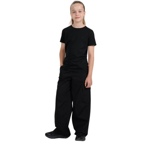 Koszulka dla dziewczynki 4F F2332 głęboka czerń 4FJWMM00TTSHF2332 20S 4F