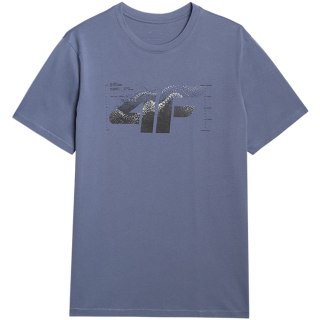 Koszulka męska 4F M2359 denim 4FWAW25TTSHM2359 32S 4F