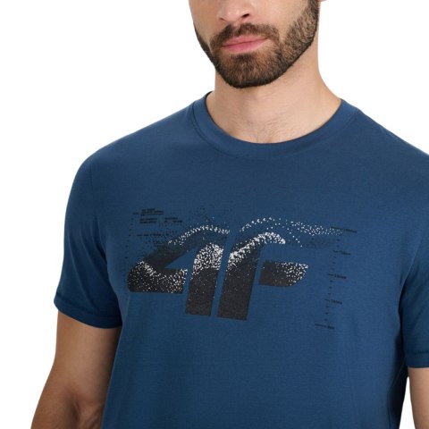 Koszulka męska 4F M2359 morska zieleń 4FWAW25TTSHM2359 46S 4F