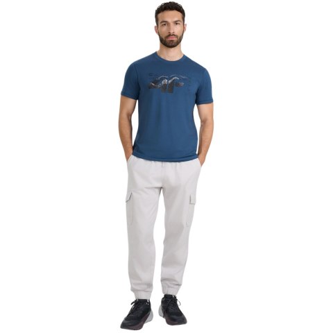 Koszulka męska 4F M2359 morska zieleń 4FWAW25TTSHM2359 46S 4F