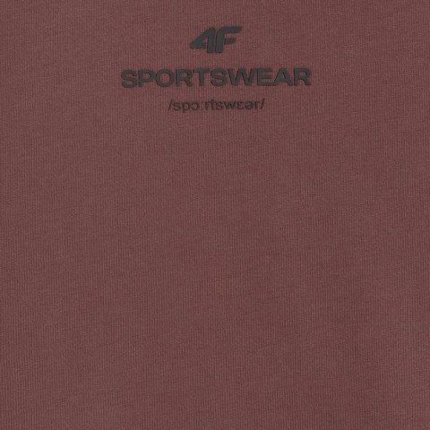 Koszulka męska 4F M2961 ciemny brązowy 4FWAW25TTSHM2961 80S 4F