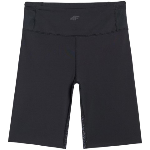 Legginsy damskie krótkie 4F FNK F048 głęboka czerń 4FWAW25TFSTF048 20S 4F