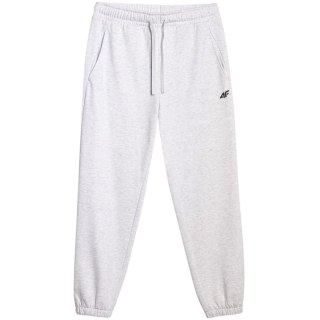 Spodnie męskie 4F CAS M1140 chłodny jasny szary melanż 4FWMM00TTROM1140 27M 4F