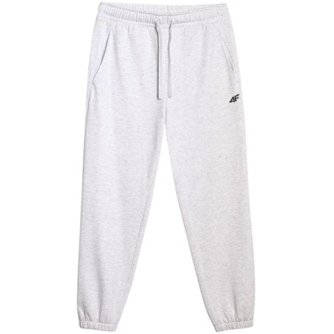 Spodnie męskie 4F CAS M1140 chłodny jasny szary melanż 4FWMM00TTROM1140 27M 4F