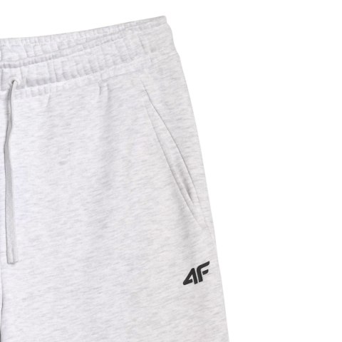 Spodnie męskie 4F CAS M1140 chłodny jasny szary melanż 4FWMM00TTROM1140 27M 4F