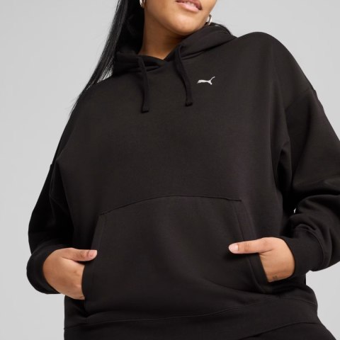Bluza damska Puma ESS Comfort Hoodie FL czarna 682384 01 Puma