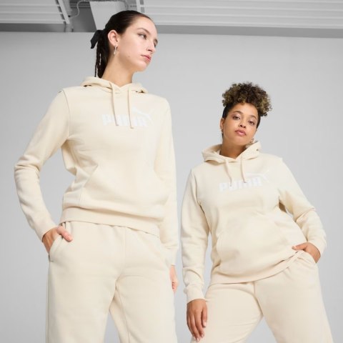 Bluza damska Puma ESS No.1 Logo Hoodie FL kremowa 682389 87 Puma