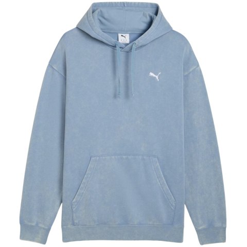 Bluza męska Puma ESS Elevated Relaxed Wash Hoodie niebieska 688049 34 Puma