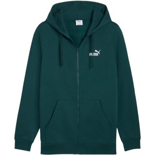 Bluza męska Puma ESS No.1 Logo Full-Zip Hoodie FL zielona 682658 75 Puma