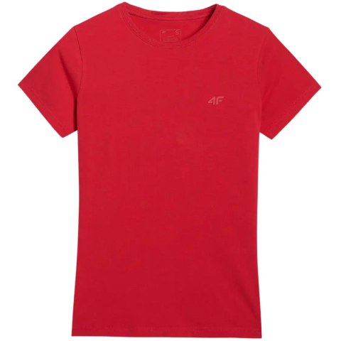 Koszulka damska 4F F2255 czerwona 4FWMM00TTSHF2255 062S 4F