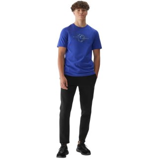 Koszulka męska 4F M2964 niebieska 4FWAW25TTSHM2964 33S 4F