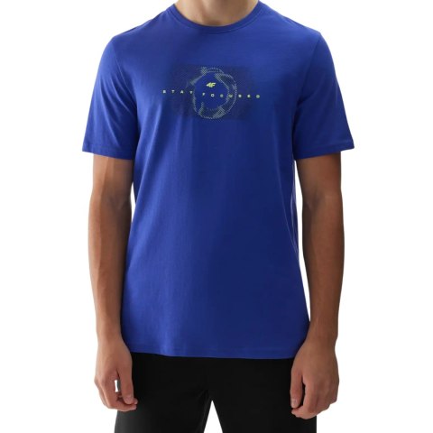 Koszulka męska 4F M2964 niebieska 4FWAW25TTSHM2964 33S 4F