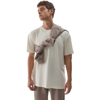 Koszulka męska 4F M2967 złamana biel 4FWAW25TTSHM2967 11S 4F