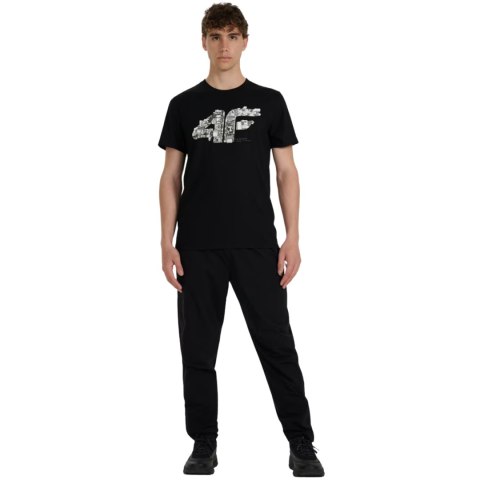 Koszulka męska 4F M3132 głęboka czerń 4FWAW25TTSHM3132 20S 4F