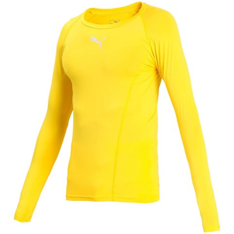 Koszulka męska Puma Liga Baselayer Tee LS żółta 655920 06 Puma
