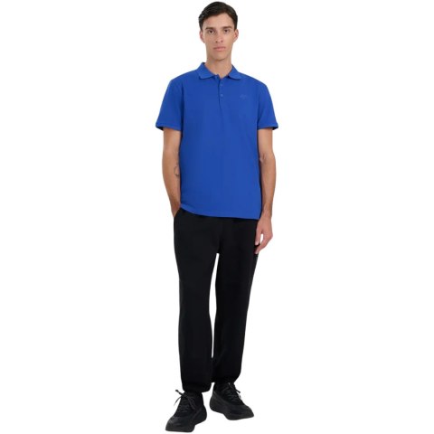 Koszulka męska polo 4F M555 kobalt 4FWAW25TPTSM555 36S 4F