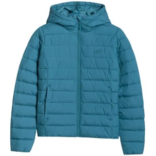 Kurtka damska pikowana 4F F580 morska zieleń 4FWAW25TDJAF580 46S 4F