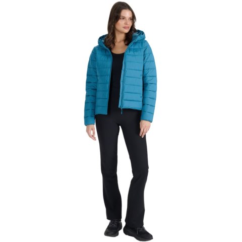 Kurtka damska pikowana 4F F580 morska zieleń 4FWAW25TDJAF580 46S 4F