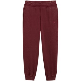 Spodnie damskie Puma ESS Elevated Comfort Wash Sweatpants bordowe 688104 96 Puma