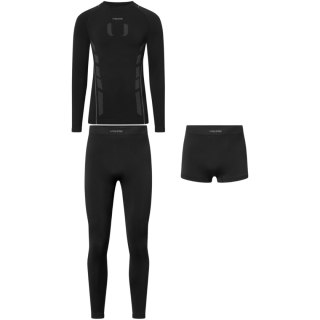 Bielizna termoaktywna męska Viking Eiger 2.0 czarno-szara 500-27-3361-0908 Viking