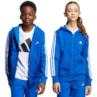 Bluza dla dzieci adidas Essentials Full-Zip Hoodie niebieska JY4977 Adidas