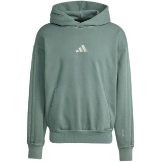 Bluza męska adidas A SZN W FL HD zielona JL6538 Adidas