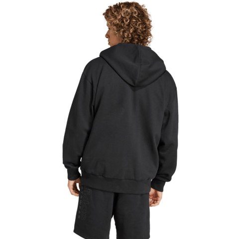 Bluza męska adidas All Szn Fleece Full-Zip Hoodie czarna IX1249 Adidas