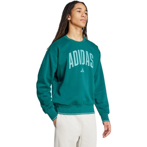Bluza męska adidas Collegiate Sweat zielona JM1733 Adidas