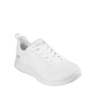 Buty damskie Skechers Bobs Bflex białe 117591 WHT Skechers