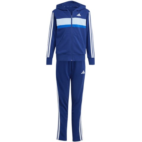 Dres dla dzieci adidas Seasonal Essentials Tiberio 3-Stripes French Terry granatowy JI6035 Adidas
