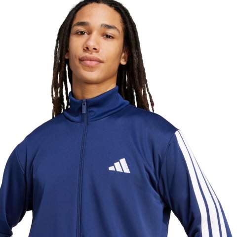 Dres męski adidas Sportswear Basic 3-Stripes French Terry granatowy KB7656 Adidas