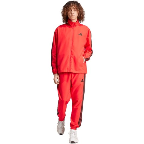Dres męski adidas Sportswear Basic 3-Stripes Woven czerwony JI8851 Adidas