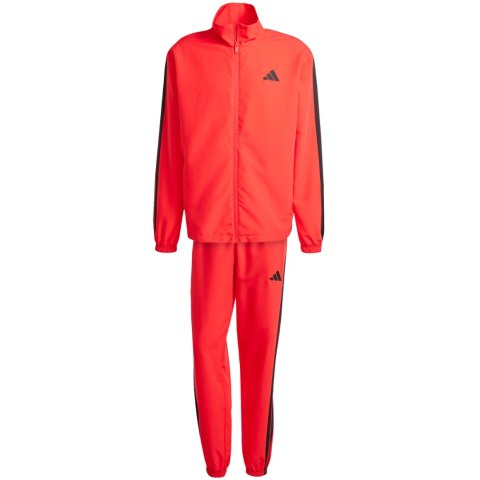 Dres męski adidas Sportswear Basic 3-Stripes Woven czerwony JI8851 Adidas