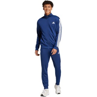 Dres męski adidas Sportswear Basic 3-Stripes niebieski JI8859 Adidas