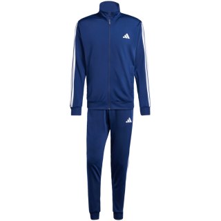 Dres męski adidas Sportswear Basic 3-Stripes niebieski JI8859 Adidas