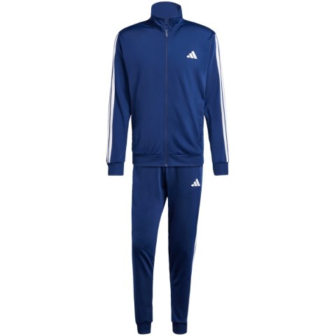 Dres męski adidas Sportswear Basic 3-Stripes niebieski JI8859 Adidas