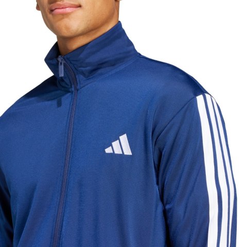 Dres męski adidas Sportswear Basic 3-Stripes niebieski JI8859 Adidas
