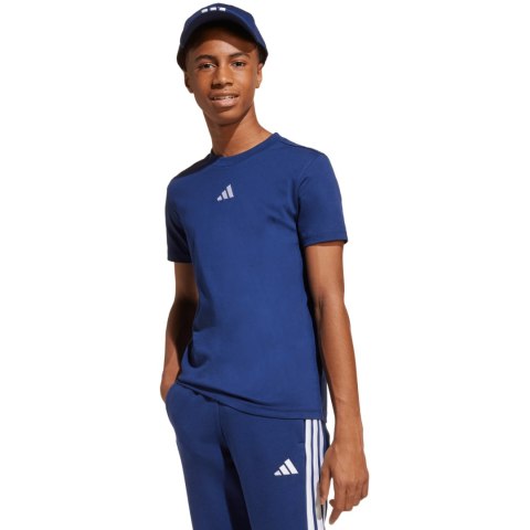 Koszulka dla dzieci adidas Essentials Tee 160 granatowa JY0613 Adidas