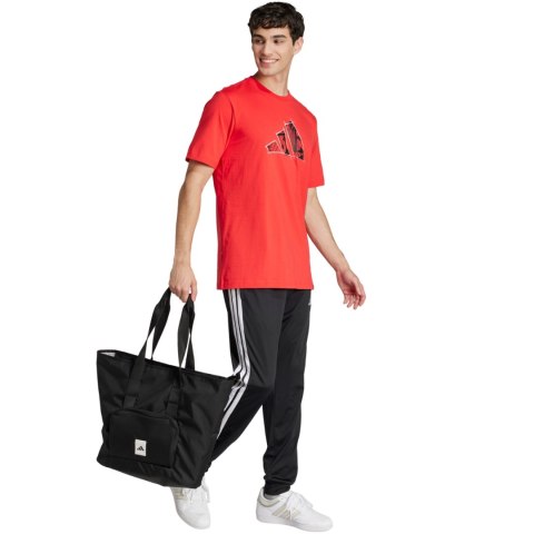 Koszulka męska adidas Logo Graphic czerwona JJ3934 Adidas