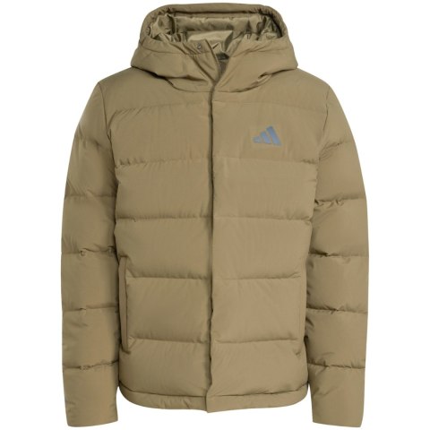 Kurtka męska adidas Helionic Climawarm Hoodie oliwkowa JX0580 Adidas