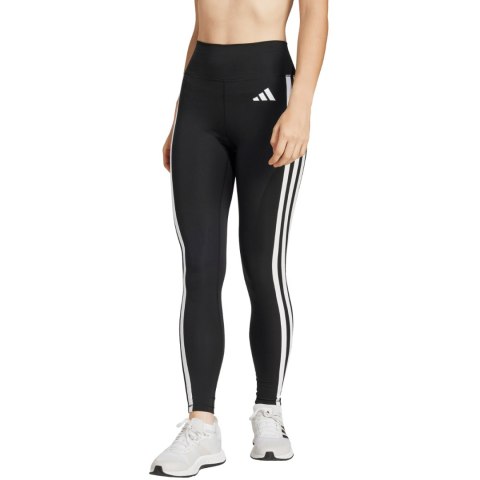 Legginsy damskie adidas Optime Essentials 3-Stripes 7/8 czarne JD6545 Adidas