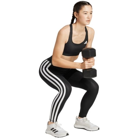 Legginsy damskie adidas Optime Essentials 3-Stripes 7/8 czarne JD6545 Adidas