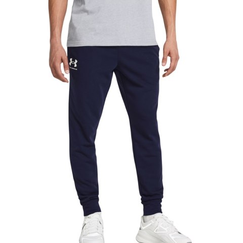 Spodnie męskie Under Armour Rival Terry Jogger granatowe 1380843 410 Under Armour