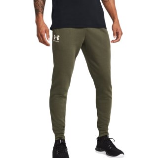 Spodnie męskie Under Armour Rival Terry Jogger khaki 1380843 390 Under Armour